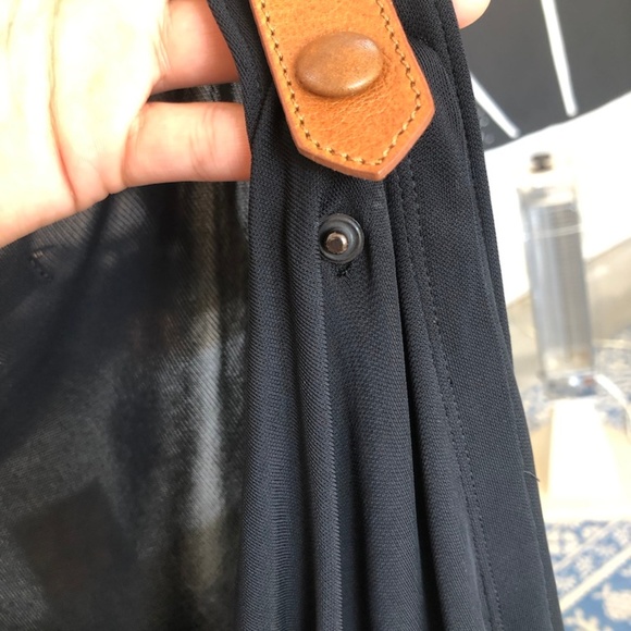 Jean Paul Gaultier Femme dress w/ leather detail - Picture 5 of 5